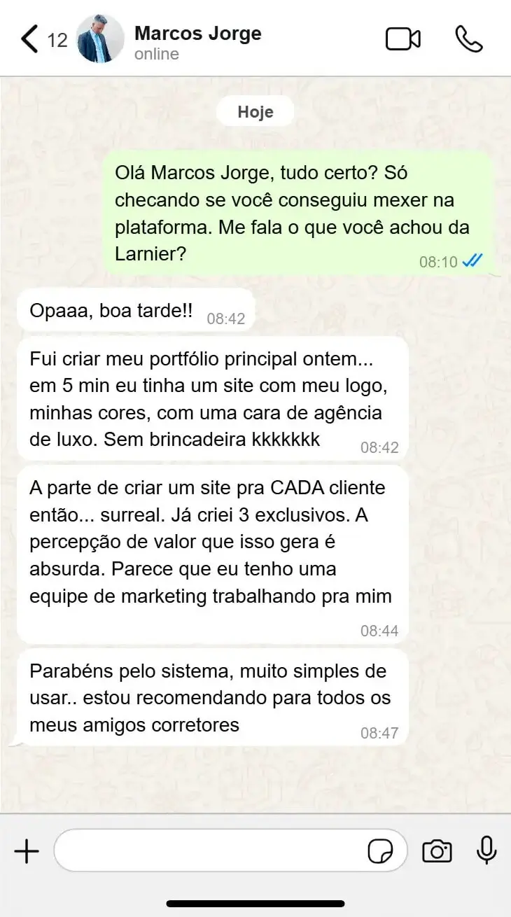 Depoimento Mariana S. - Corretora de Luxo RJ